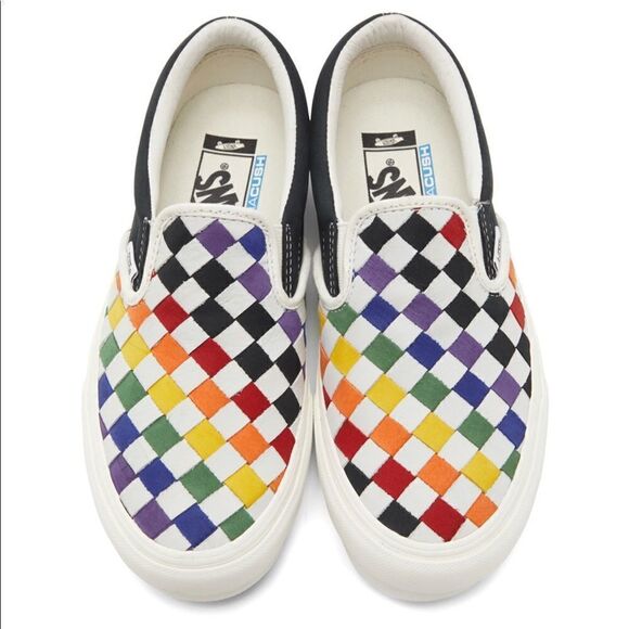 VANS Rare Multicolor Suede leather Pride Classic VLT LX Sneakers 10.5 W/ 9 M - Picture 2 of 10